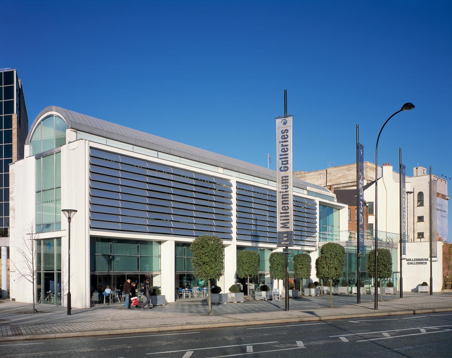Millennium Galleries, Sheffield - Arundel Gate façade and forecourt