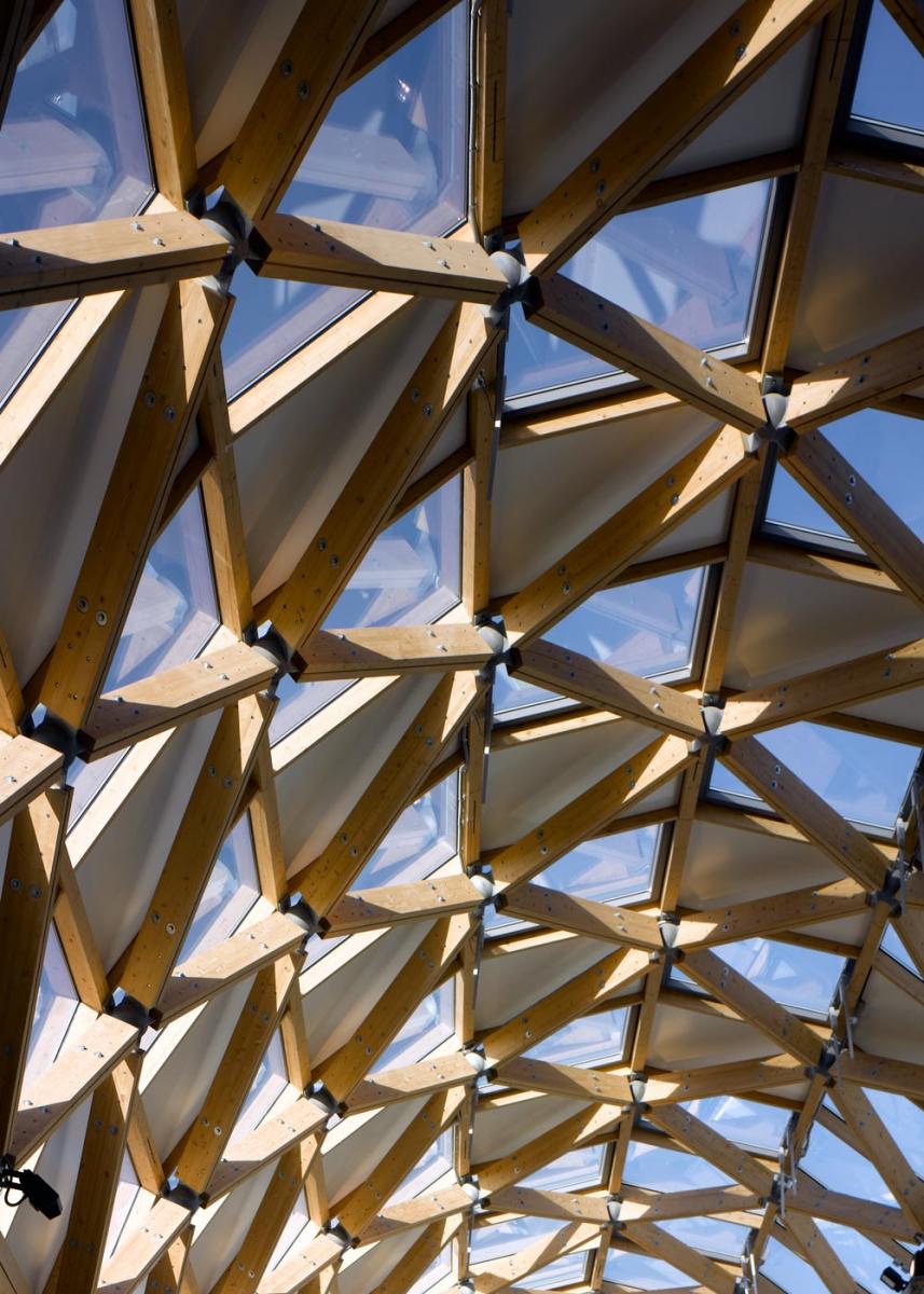 Herbert Art Gallery & Museum, Coventry - Diagrid roof of Covered Court