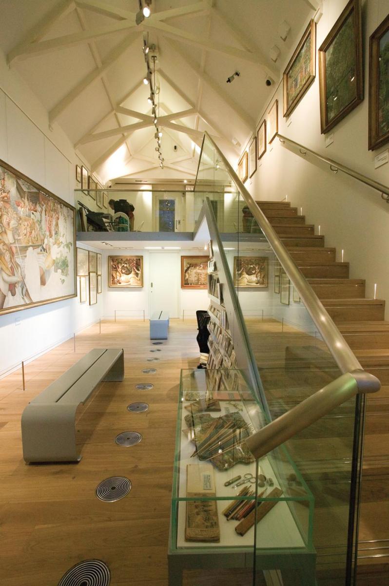 Stanley Spencer  Gallery, Cookham -  Gallery interior and mezzanine