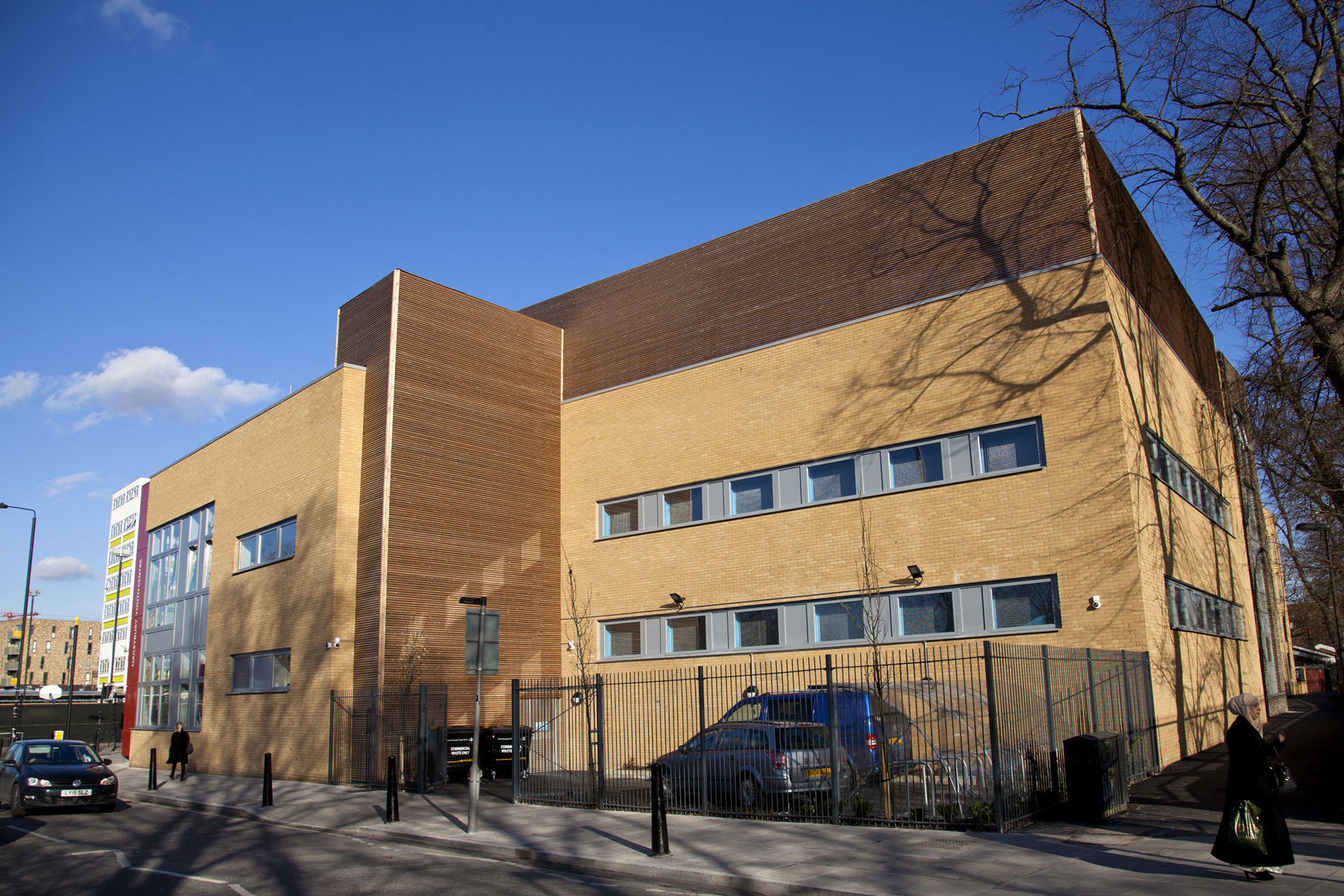 Haileybury Youth Centre Stepney, London, Exterior View, Pringle Richards Sharratt Architects