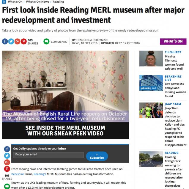 MERL Review in GetReading